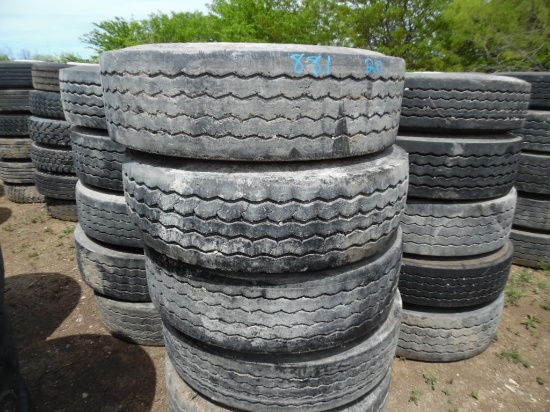 (20) LOT OF ASSORTED 315/22.5" TIRES/WHEELS