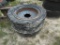 (5) 7.5 X 20 SOLID TIRES/WHEELS