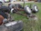 (4) ASSORTED STRAIT FRONT AXLES & TIRE/WHEELS
