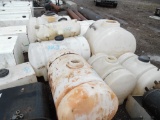 (8) ASSORTMENT OF POLY WATER TANKS