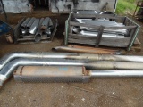 LOT OF ASSORTED OF SEMI EXHAUST PIPES