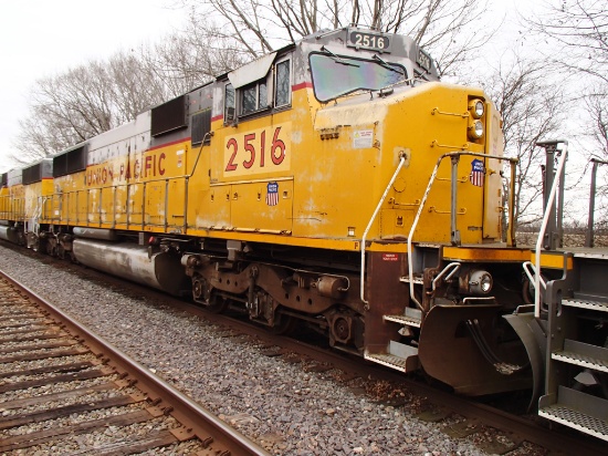 SD60M Locomotive, UP#2516 – Buyer is responsible for moving/UPRR will charg