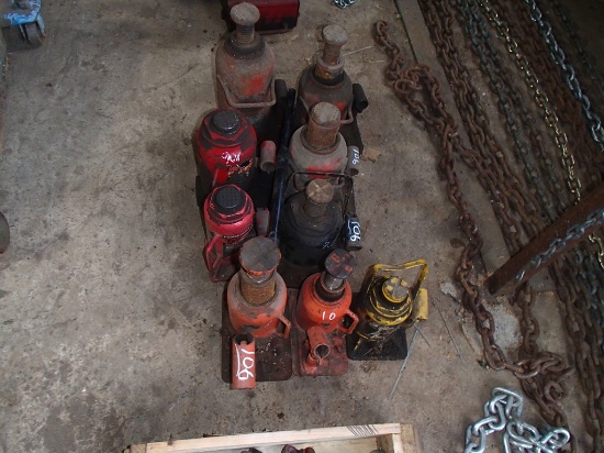 (9) HYDRAULIC JACKS