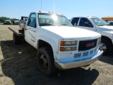 1995 GMC 3500 PICKUP, 230141  V8 GAS, AUTOMATIC, SINGLE AXLE ON DUALS, 12'