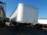 1993 TI-BROOK END DUMP TRAILER,  40', ALUMINUM, TANDEM AXLE ON AIR RIDE, 11