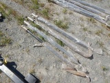 (4) BALE SPEARS WITH WELD-ON BALE SPEAR,  47