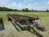 1973 BILL 111 EQUIPMENT TRAILER,  TANDEM AXLE, SPRING RIDE,, 36' DECK, 6' D