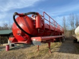 2011 DRAGON VAC TRAILER,  130-BBL, TANDEM AXLE, SPRING RIDE, (8) EXTERNAL R