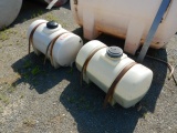(2) POLY TANKS,  35 GALLON EACH, W/ PRESSURE WASHER FLUID