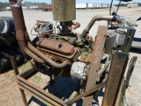 NATURAL GAS POWERED UNIT,  CHEVY 350 ON STAND,