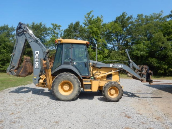 2008 JOHN DEERE 410J LOADER BACKHOE, 5,907+ hrs,  4 X 4, CAB, AC, SHUTTLE,