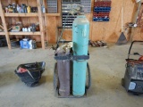 TORCH CART WITH BOTTLES, GAUGES, AND HOSES  (NO PAPERWORK ON BOTTLES)