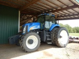 2009 NEW HOLLAND T8030 WHEEL TRACTOR, 4,336+ hrs,  MFWD, POWERSHIFT, CAB, A