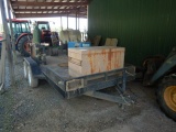 SHOPBUILT WELDING TRAILER, 229+ hrs,  14', SELLS WITH MILLER BOBCAT 250 POR