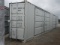 SHIPPING CONTAINER,  40', WITH (2) SETS OF SIDE DOORS