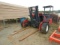 MOFFET SPIDER FORKLIFT,  3-STAGE MAST, DIESEL, OROPS (DOES NOT RUN) S# 0240