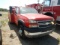2005 CHEVROLET 3500 SERVICE TRUCK, 269,159  V8 GAS, AUTOMATIC, PS, AC, DUAL