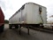 1986 FRUEHAUF END DUMP TRAILER,  ALUMINUM, 38', TANDEM AXLE, SPRING RIDE, 1