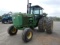 JOHN DEERE 4640 WHEEL TRACTOR,  CAB, AC, 3-PT, 1000-PTO, TRIPLE REMOTES, 20