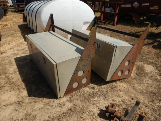 (2) ALUMINUM UNDERMOUNT TOOLBOX,