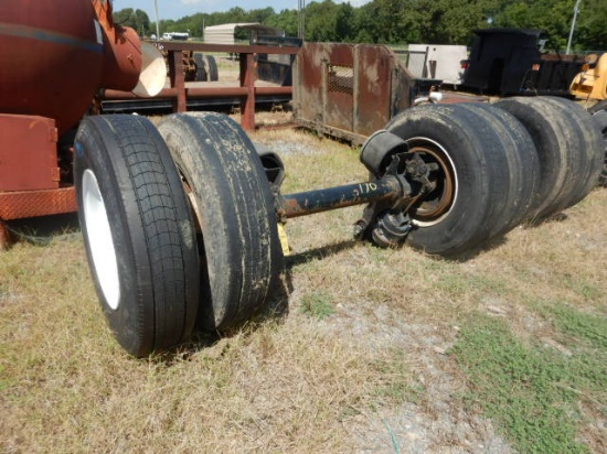 (1) AIR RIDE TRUCK AXLE,  295/75R22.5 ON HUB PILOTS,