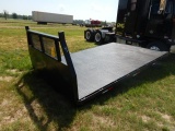 METAL TRUCK FLATBED,  12', WITH HEADACHE RACK,