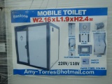 MOBILE TOILET,  WITH SHOWER, TOILET AND SINK