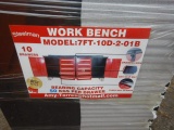 STEELMAN WORK BENCH,  10-DRAWER