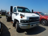 2005 CHEVY C4500 FLATBED TRUCK, 96,236 miles,  DURAMAX DIESEL, AUTOMATIC, S