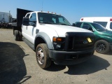 2008 FORD F450 DUMP TRUCK, 144,308 miles  6.8L TRITON GAS V10, AT, CREW CAB