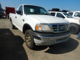 1999 FORD F250 PICKUP, n/a,  TRITON V8, AUTOMATIC, PS, AC, 4X4, LWB, SINGLE