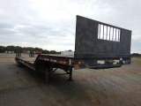 2009 VIKING STEPDECK EQUIPMENT TRAILER,  10' TOP DECK, 30' MAIN DECK, 4' DO