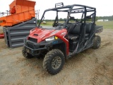 2018 POLARIS RANGER 1000XP ATV,  SIDE BY SIDE, CREW CAB, 4 X 4, MANUAL DUMP