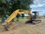 CATERPILLAR 312 HYDRAULIC EXCAVATOR,  CAB, AC, HEAT, PILOT CONTROL, 7,964 H