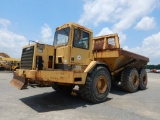 1995 CATERPILLAR D400D END DUMP TRUCK, 16,373+ hrs,  ARTICULATED, CAT DIESE