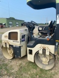 INGERSOLL RAND DD-24 ROLLER,  DOUBLE SMOOTH ROLLER, CANOPY,