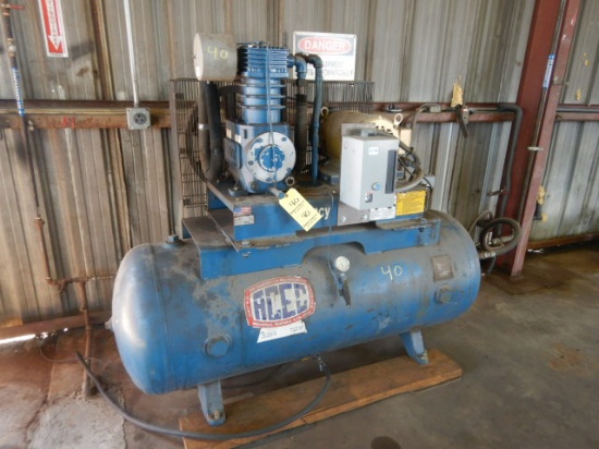 QUINCY SHOP AIR COMPRESSOR,  2 STAGE, 10HP- 3PHASE ELECTRIC, S# 151083A656