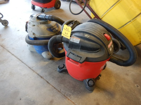 (2) SHOP VACUUMS