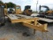 1991 BAME FLATBED TRAILER,  PINTLE HITCH, 22', TANDEM AXLE, SPRING RIDE, 18