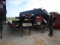 1996 DIAMOND FLATBED TRAILER,  GOOSENECK, 43', TANDEM AXLE, SPRING RIDE, DU