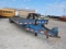 FLATBED TRAILER,  BUMMPER PULL PINTLE HITCH, 32', TANDEM AXLE, SPRING RIDE
