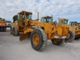 JOHN DEERE 670B MOTOR GRADER, 2,154+ hrs,  CAB, AC, 14' MOLDBOARD, FRONT SC