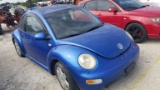 2001 VOLKSWAGEN BEETLE CAR,  2-DDOR, 2.0 LITRE GAS, AUTOMATIC, PS, AC, UNKN