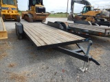 FLATBED TRAILER,  BUMPER PULL, 18' X 83