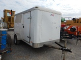 2009 PACE ENCLOSED FUEL / LUBE TRAILER,  BUMPER PULL, 10' X 6', SINGLE AXLE