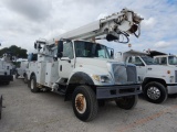 2007 INTERNATIONAL 7300 DIGGER / DERRICK TRUCK,  DAY CAB, 4 X 4, DT466 DIES