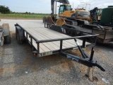 2012 TEXAS BRAGG UTILITY TRAILER,  BUMPER PULL, 16', TANDEM AXLE, SPRING RI