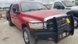 2006 DODGE 2500 FLATBED TRUCK, 230,397+ mi,  MEGACAB, 4 X 4, CUMMINS 5.9 LI