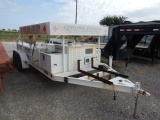 COOLING STATION TRAILER,  16', TANDEM AXLE, SPRING RIDE, (2) WATER STORAGE