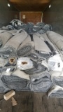 LOT OF CARPET,  (72) ROLLS, USED IN A CITY CONVENTION CENTER, TUXEDO COLOR,
